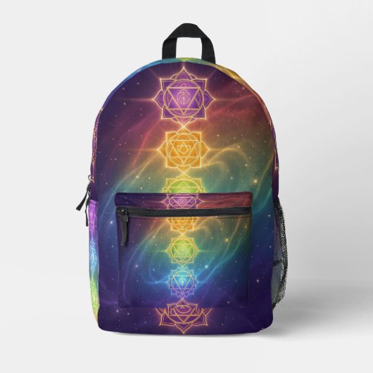 Die 7 Chakren´11 Bedruckter Rucksack (Vorderseite)