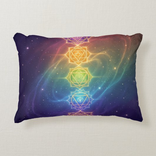 Die 7 Chakren´11 Dekokissen (Vorderseite)