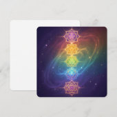 Die 7 Chakren´11 Feiertagskarte (Vorne/Hinten)