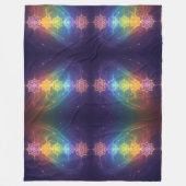 Die 7 Chakren´11 Fleecedecke (Vorderseite)