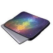 Die 7 Chakren´11 Laptopschutzhülle (Vorne Knopf)