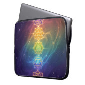 Die 7 Chakren´11 Laptopschutzhülle (Vorderseite Links)