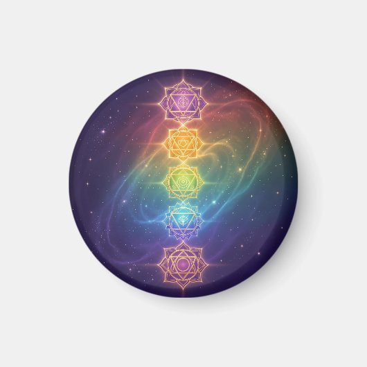 Die 7 Chakren´11 Magnet (Vorne)