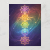 Die 7 Chakren´11 Postkarte (Vorderseite)