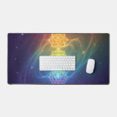 Die 7 Chakren´11 Schreibtischunterlage (Tastatur & Maus)