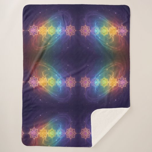 Die 7 Chakren´11 Sherpadecke (Vorderseite)