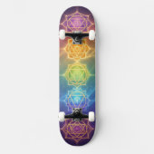 Die 7 Chakren´11 Skateboard (Vorderseite)
