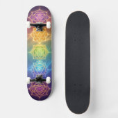 Die 7 Chakren´11 Skateboard (Vorderseite)