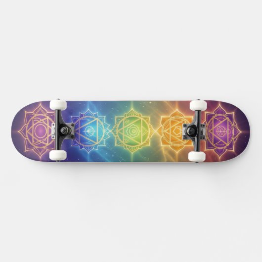 Die 7 Chakren´11 Skateboard (Horizontal)