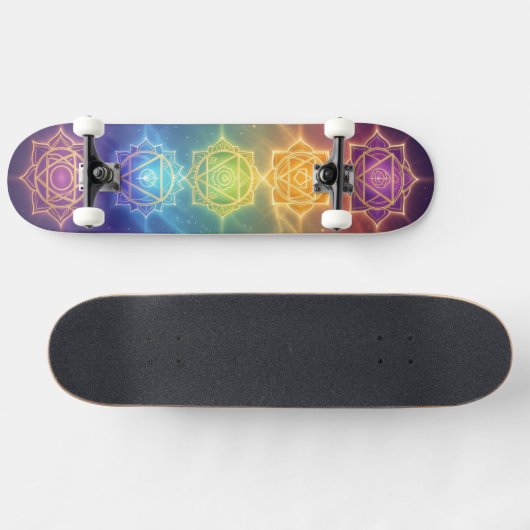 Die 7 Chakren´11 Skateboard (Horizontal)