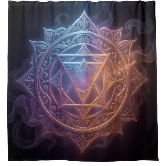 Die 7 Chakren´1 Duschvorhang (Vorderseite)