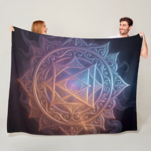 Die 7 Chakren´1 Fleecedecke