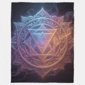 Die 7 Chakren´1 Fleecedecke (Vorderseite)