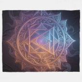 Die 7 Chakren´1 Fleecedecke (Vorderseite (Horizontal))