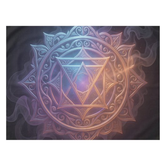 Die 7 Chakren´1 Tischdecke (Vorderseite (Horizontal))