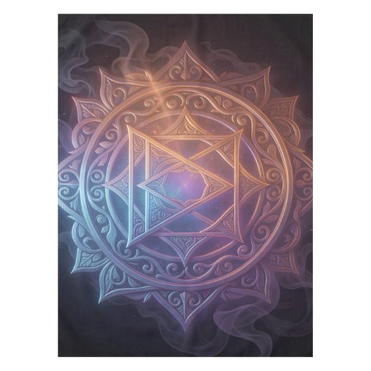 Die 7 Chakren´1 Tischdecke (Vorderseite)