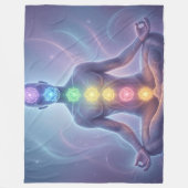 Die 7 Chakren´2 Fleecedecke (Vorderseite)