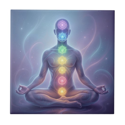 Die 7 Chakren´2 Fliese (Vorderseite)