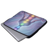 Die 7 Chakren´2 Laptopschutzhülle (Vorne Knopf)