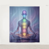 Die 7 Chakren´2 Wandteppich (Vorderseite)