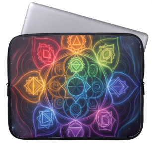 Die 7 Chakren´3 Laptopschutzhülle