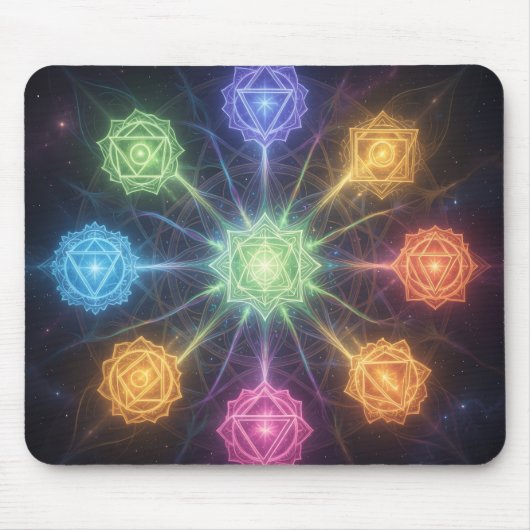 Die 7 Chakren´4 Mousepad (Vorne)