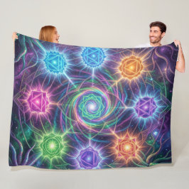 Die 7 Chakren´5 Fleecedecke