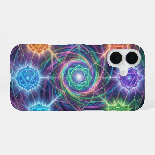 Die 7 Chakren´5 iPhone 16 Hülle (Rückseite (Horizontal))