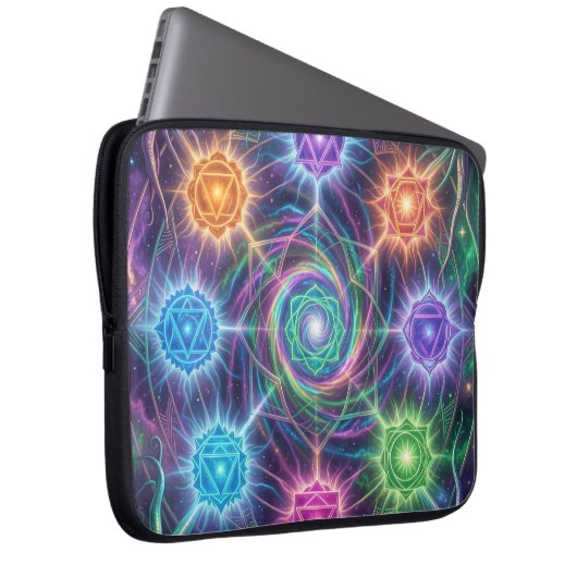 Die 7 Chakren´5 Laptopschutzhülle (Vorne Rechts)