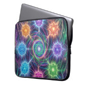 Die 7 Chakren´5 Laptopschutzhülle (Vorderseite Links)