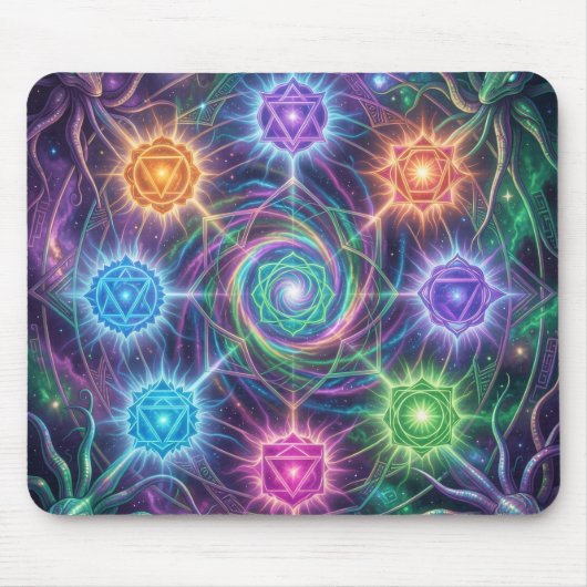 Die 7 Chakren´5 Mousepad (Vorne)
