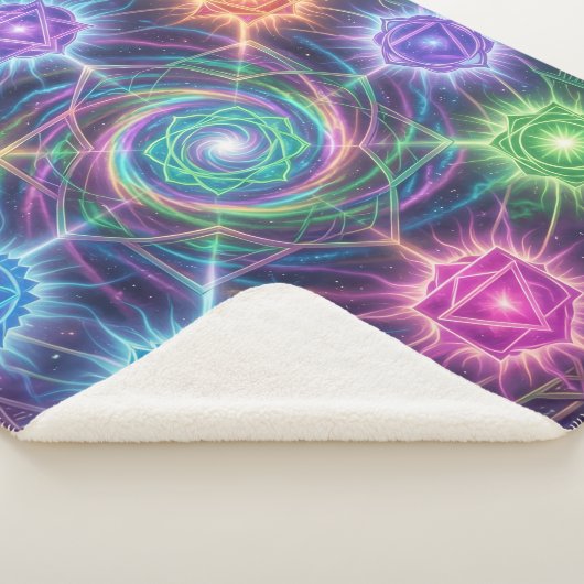 Die 7 Chakren´5 Sherpadecke (3/4)