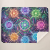 Die 7 Chakren´5 Sherpadecke (Vorderseite (Horizontal))