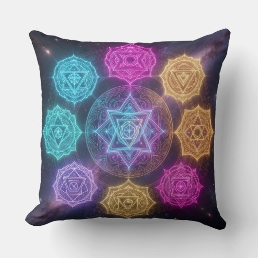 Die 7 Chakren´6 Kissen (Vorderseite)