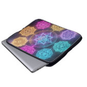 Die 7 Chakren´6 Laptopschutzhülle (Vorne Knopf)