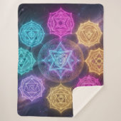 Die 7 Chakren´6 Sherpadecke (Vorderseite)