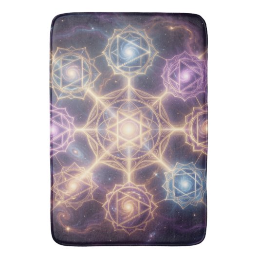 Die 7 Chakren´7 Badematte (Vorderseite Vertikal)