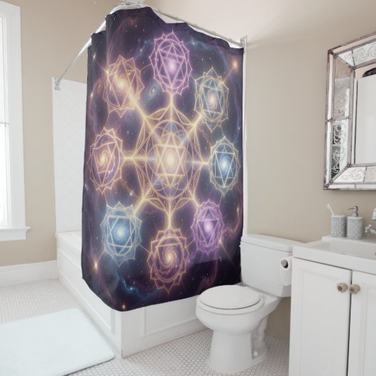 Die 7 Chakren´7 Duschvorhang (Beispiel)