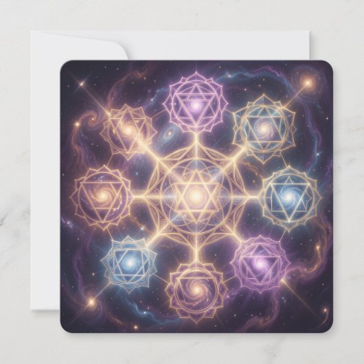 Die 7 Chakren´7 Feiertagskarte (Vorderseite)