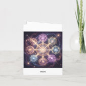 Die 7 Chakren´7 Feiertagskarte (Rückseite)