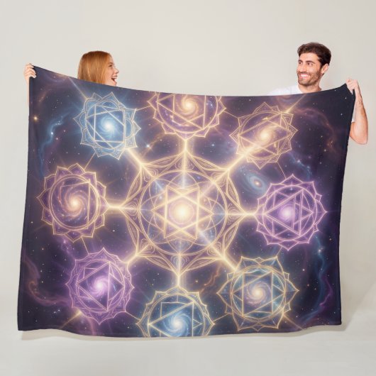 Die 7 Chakren´7 Fleecedecke (Beispiel)
