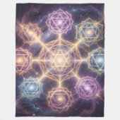 Die 7 Chakren´7 Fleecedecke (Vorderseite)
