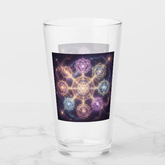 Die 7 Chakren´7 Glas (Vorderseite)