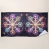 Die 7 Chakren´7 Strandtuch (Vorderseite)