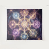 Die 7 Chakren´7 Wandteppich (Vorderseite (Horizontal))