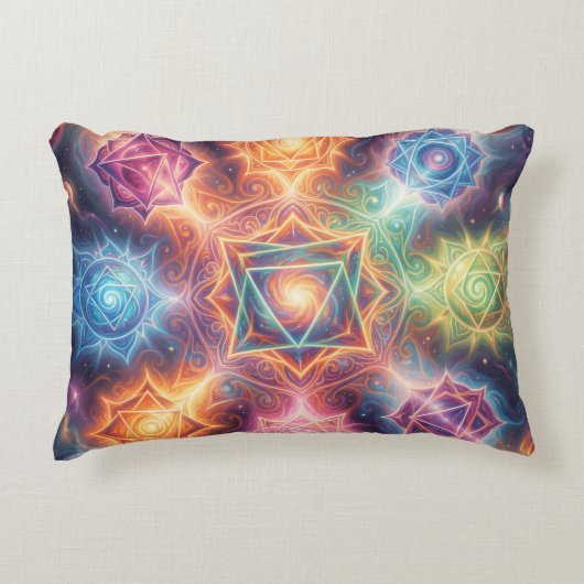 Die 7 Chakren´8 Dekokissen (Vorderseite)