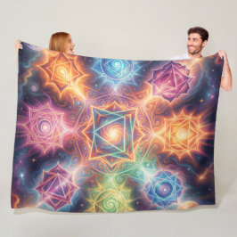 Die 7 Chakren´8 Fleecedecke