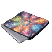 Die 7 Chakren´8 Laptopschutzhülle (Vorne Knopf)
