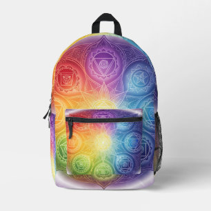 Die 7 Chakren´9 Bedruckter Rucksack