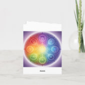 Die 7 Chakren´9 Feiertagskarte (Rückseite)